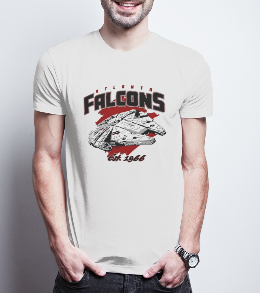 Atlanta Falcons Est 1966 Millennium Falcon Mashup T-Shirt