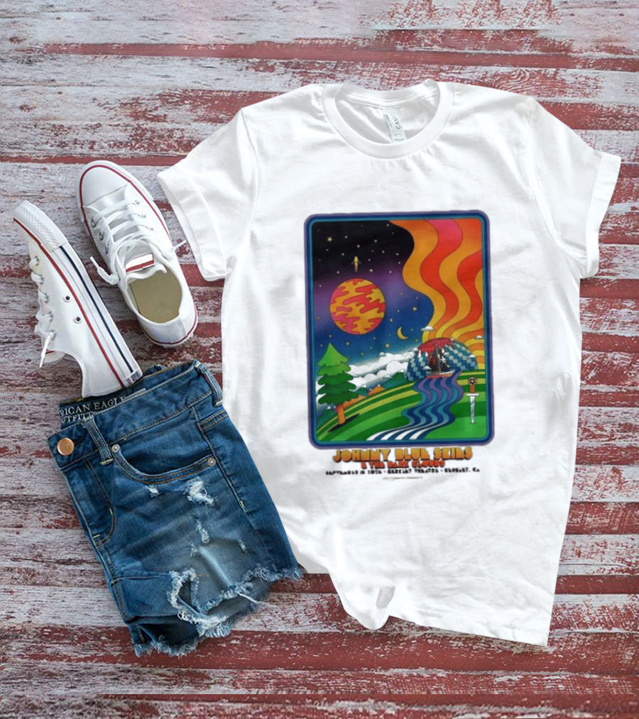 Johnny Blue Skies And The Dark Clouds Greek Theatre Berkeley CA September 15 2026 Event Psychedelic T-Shirt