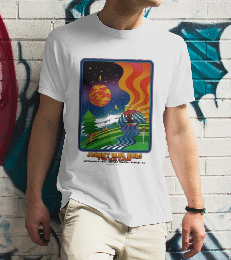Johnny Blue Skies And The Dark Clouds Greek Theatre Berkeley CA September 15 2026 Event Psychedelic T-Shirt