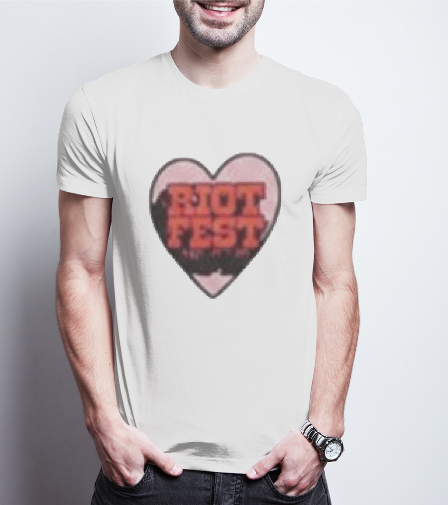Riot Fest 2026 Chicago September 18 20 Heart T-Shirt