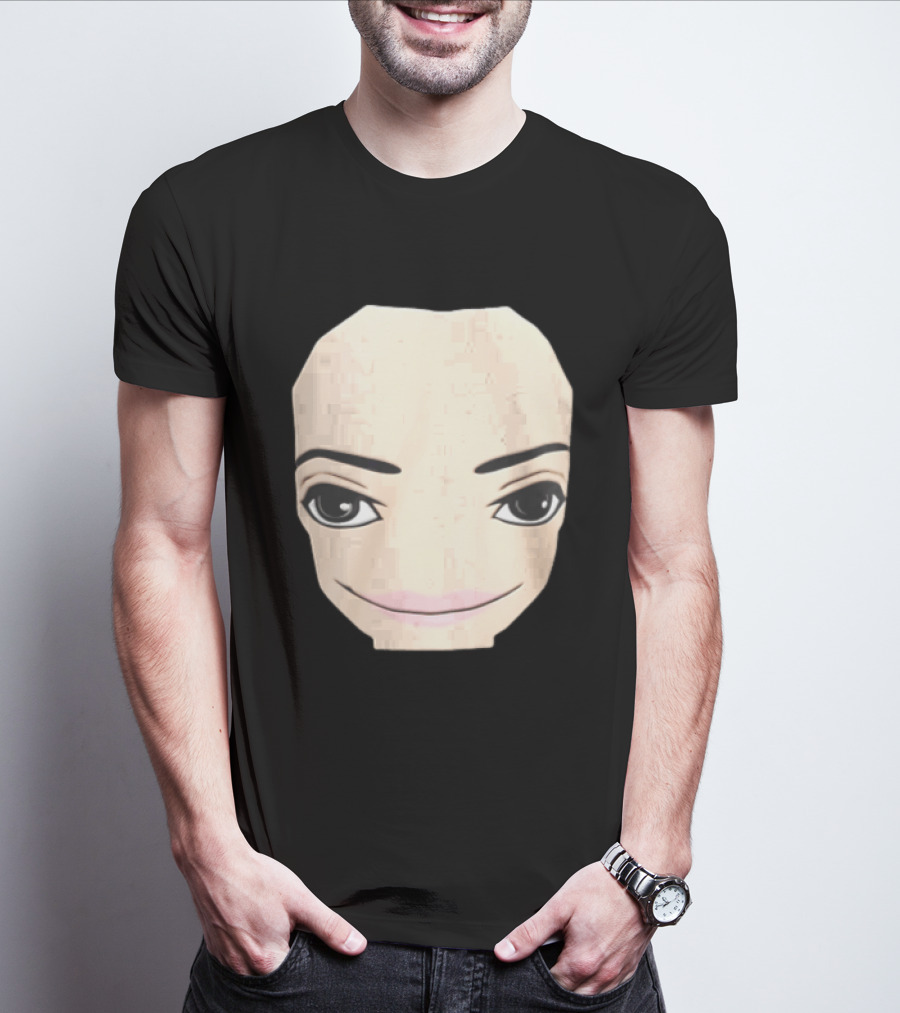 Roblox Avatar Smirking Face Female T-Shirt