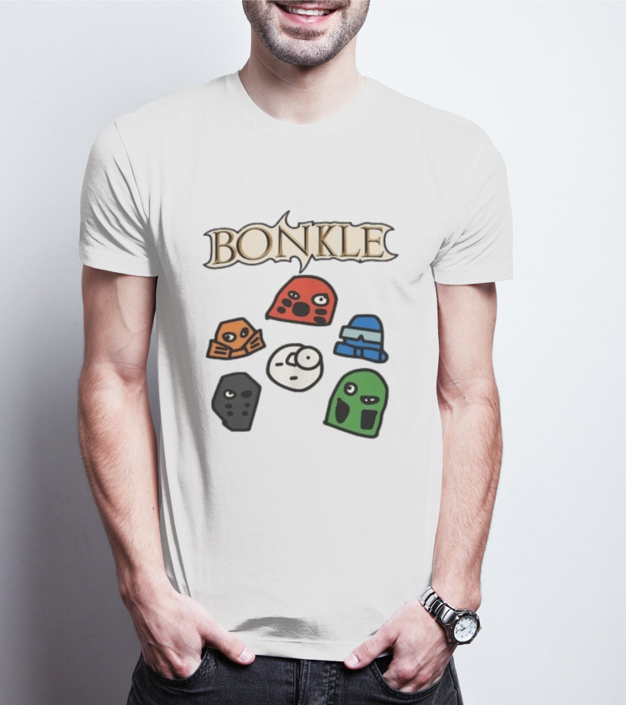 Bonkle Bionicle Toa Mata Masks Collection T-Shirt