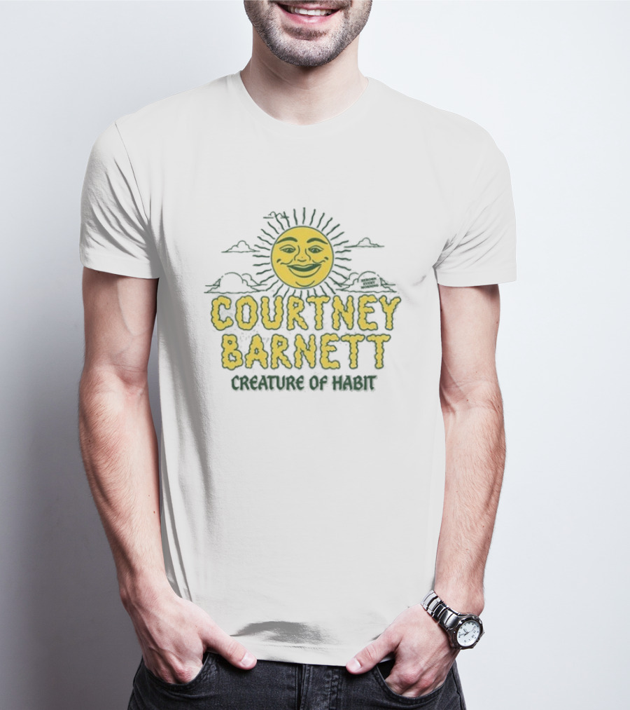 Courtney Barnett Creature Of Habit Sunny Face T-Shirt