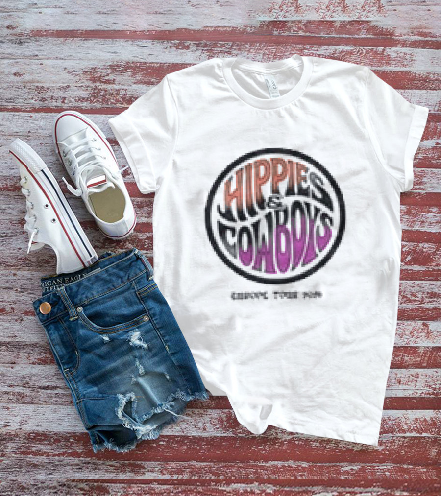 Hippies And Cowboys Europe Tour 2026 White T-Shirt