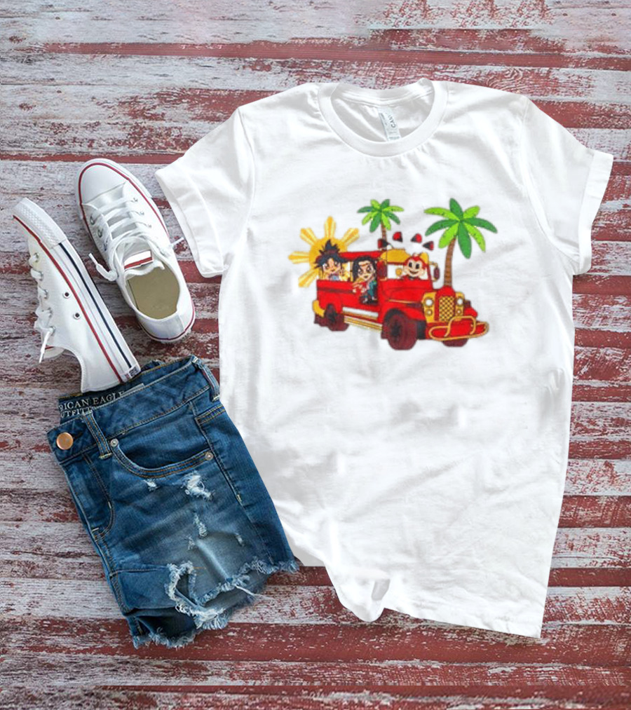 Jollibee Foods Store Jeepney Adventure Jollibee X Forgotten Island Collaboration T-Shirt