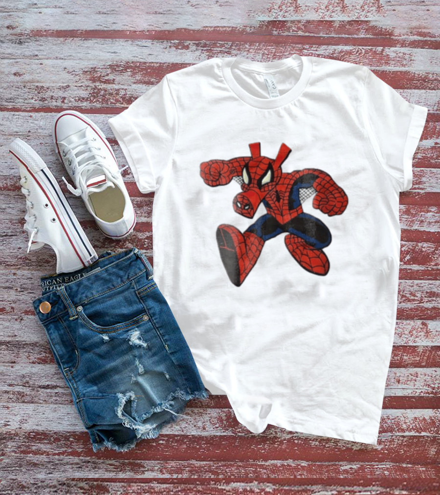 Marvel Comics Cartoon Spider Ham Peter Porker 1986 Pig Suit T-Shirt