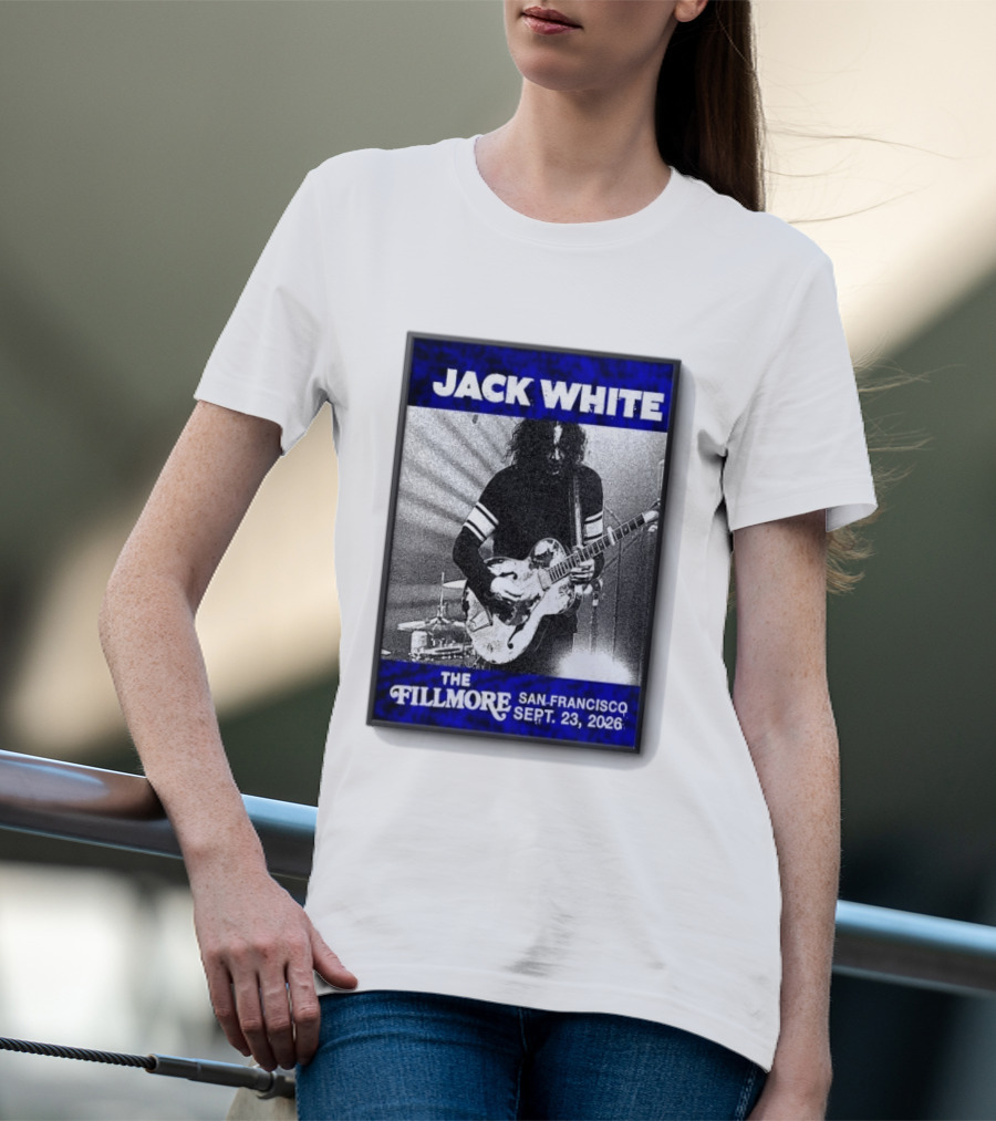 Jack White The Fillmore San Francisco September 23 2026 T-Shirt
