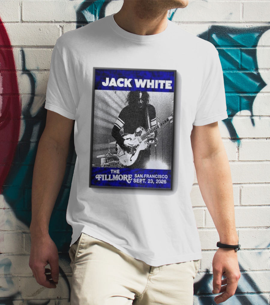 Jack White The Fillmore San Francisco September 23 2026 T-Shirt