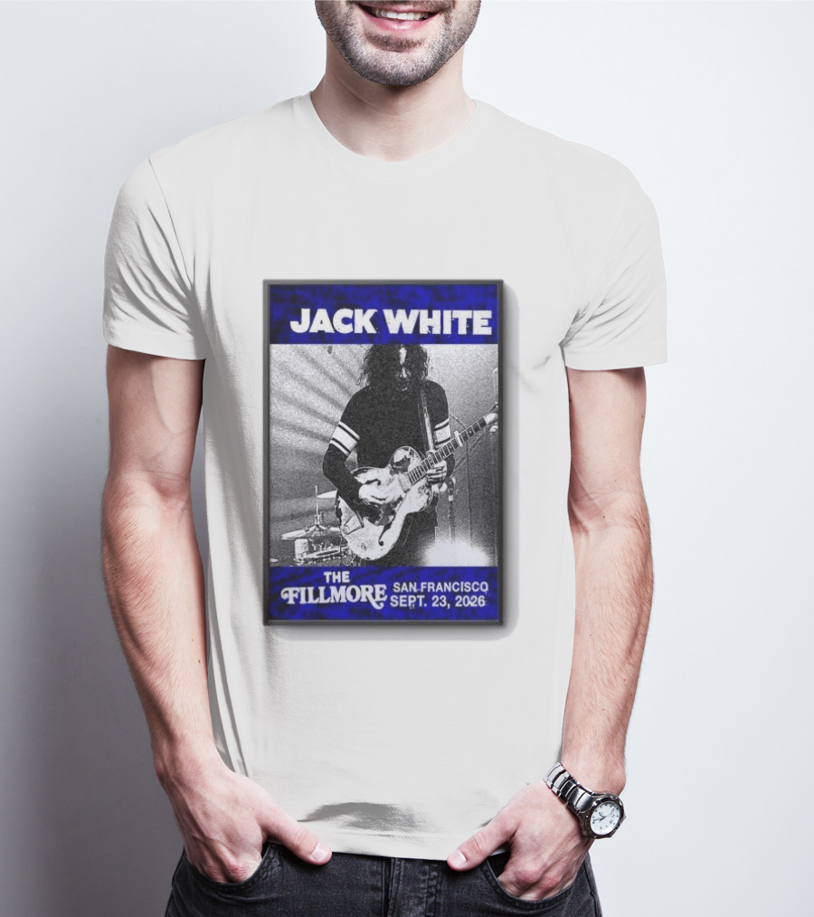 Jack White The Fillmore San Francisco September 23 2026 T-Shirt
