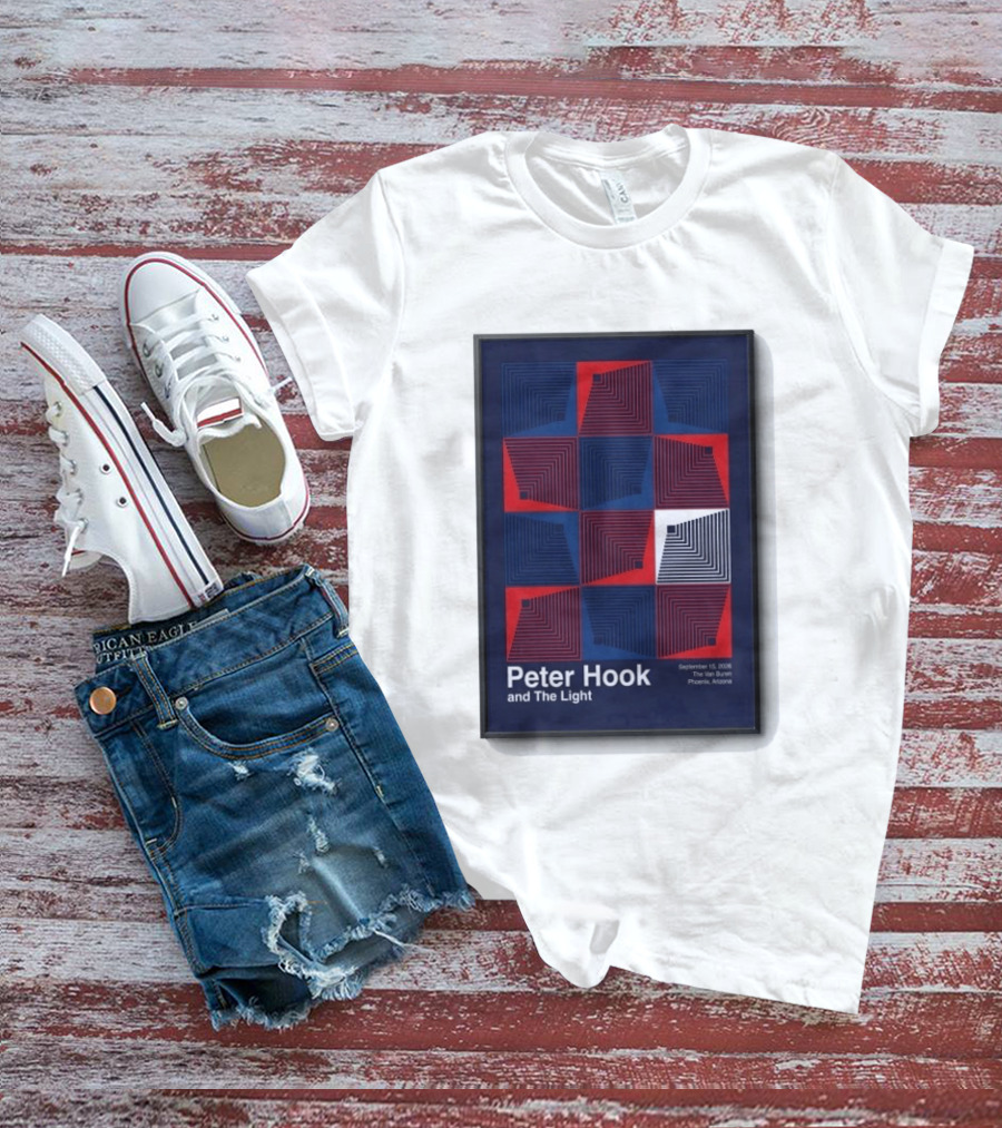 Peter Hook And The Light September 15 2026 The Van Buren Phoenix Arizona T-Shirt