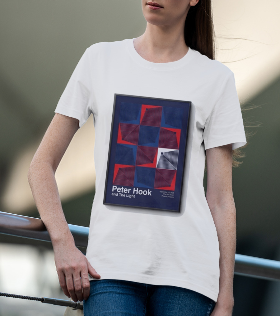 Peter Hook And The Light September 15 2026 The Van Buren Phoenix Arizona T-Shirt