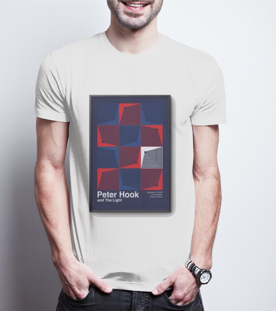 Peter Hook And The Light September 15 2026 The Van Buren Phoenix Arizona T-Shirt
