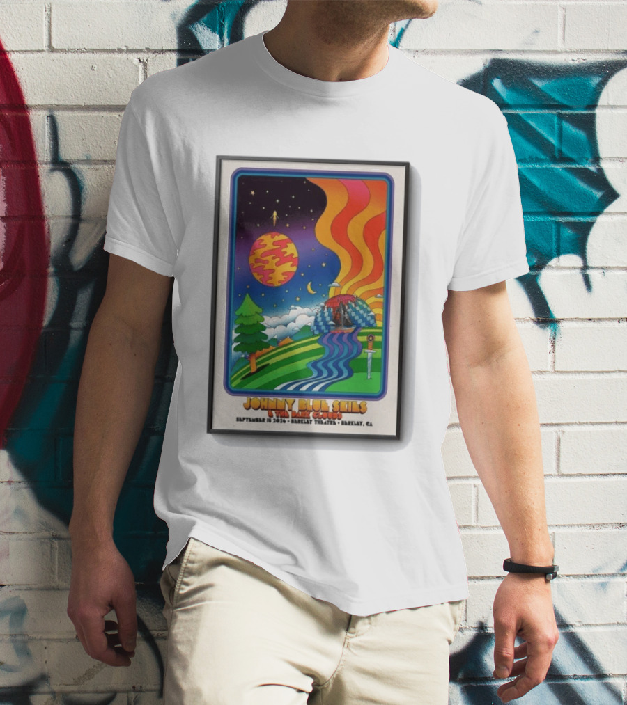 Johnny Blue Skies And The Dark Clouds Berkeley Theatre September 15 2026 Berkeley CA T-Shirt