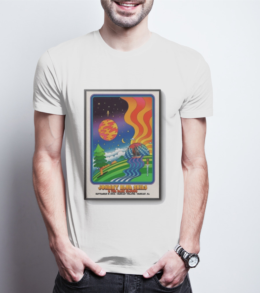 Johnny Blue Skies And The Dark Clouds Berkeley Theatre September 15 2026 Berkeley CA T-Shirt
