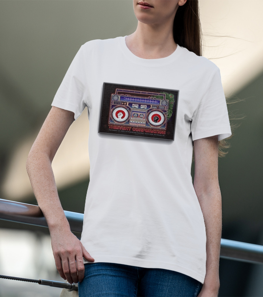 Thievery Corporation Boombox September 15 2026 McMenamins Crystal Ballroom Portland OR T-Shirt