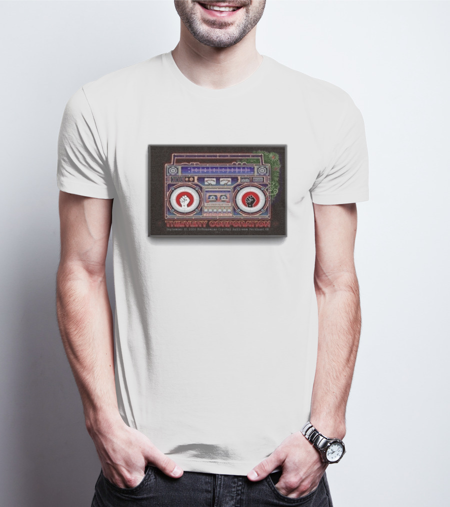 Thievery Corporation Boombox September 15 2026 McMenamins Crystal Ballroom Portland OR T-Shirt