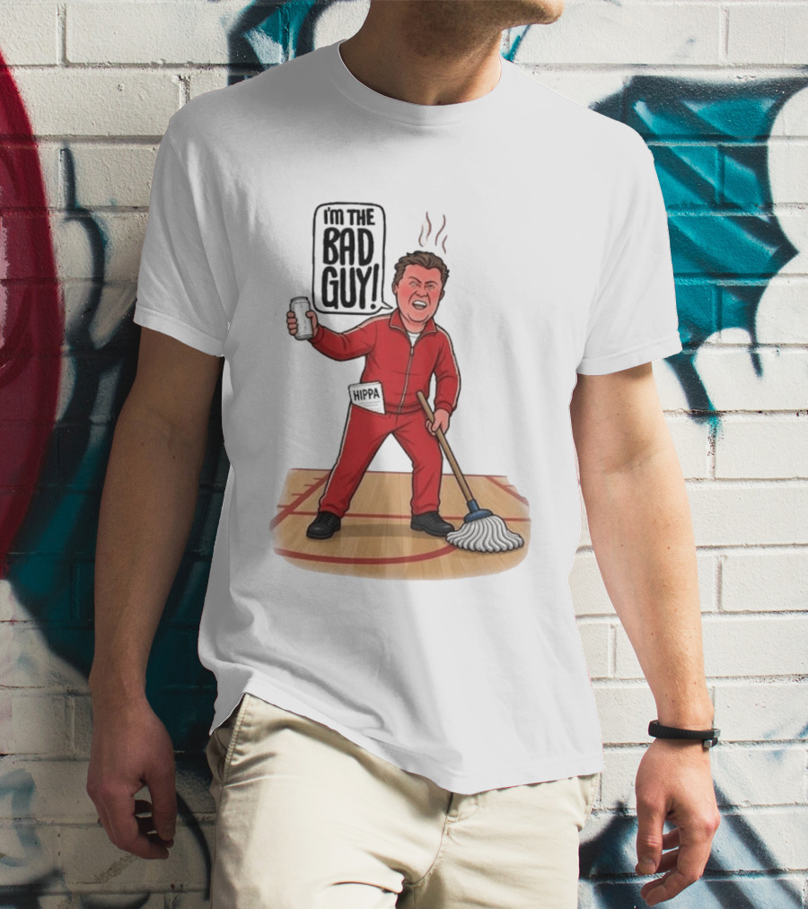 I'm The Bad Guy Rico Bosco Red Tracksuit HIPPA Janitor T-Shirt