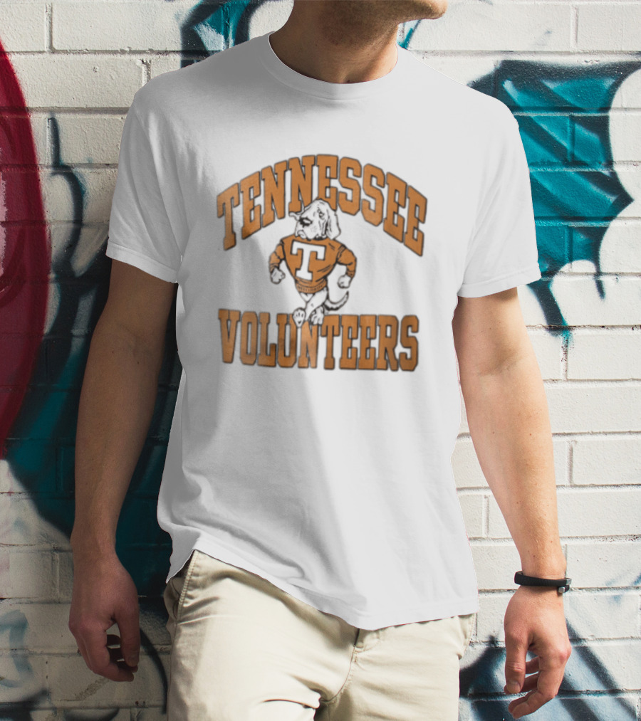 Tennessee Volunteers NCAA Cartoon Hound Dog T-Shirt