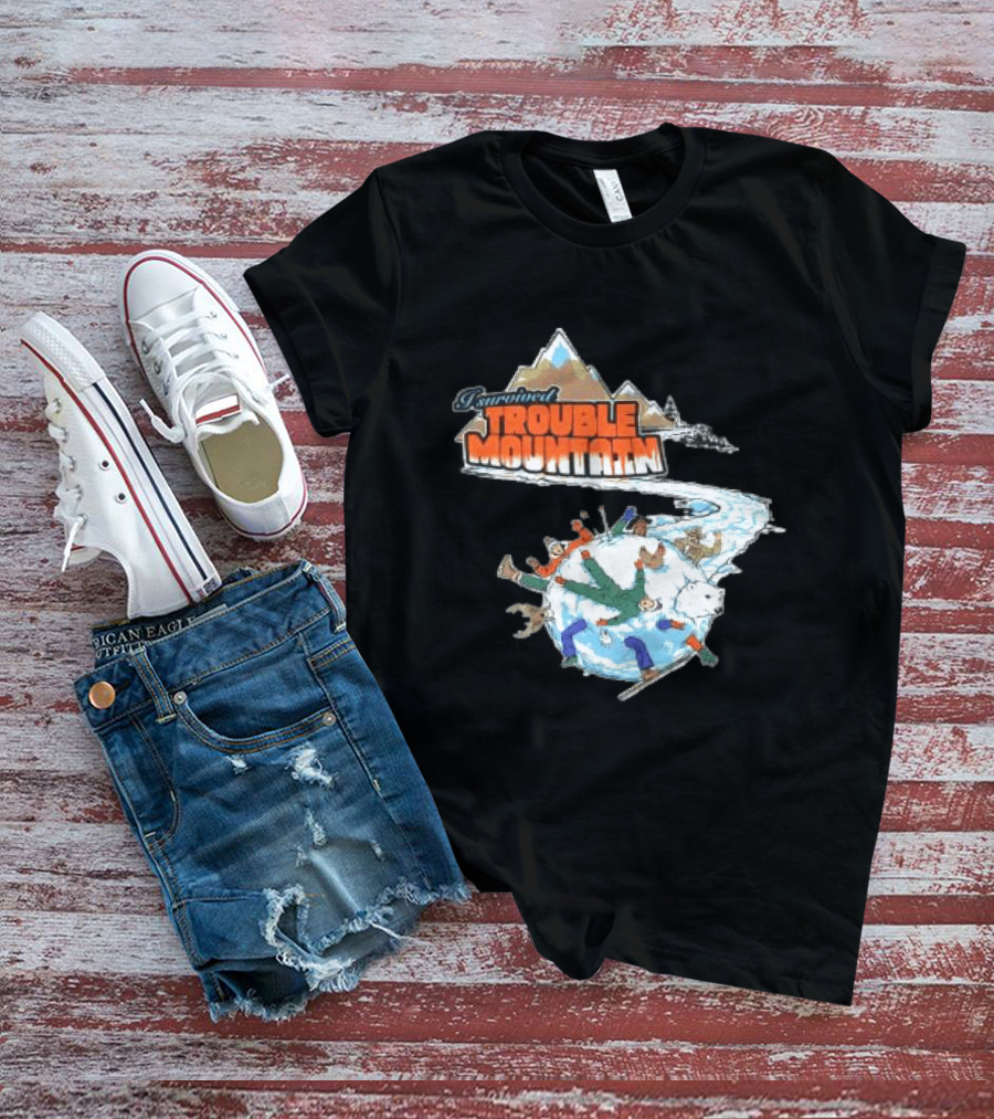 Aesop Rock X Blockhead I Survived Trouble Mountain T-Shirt