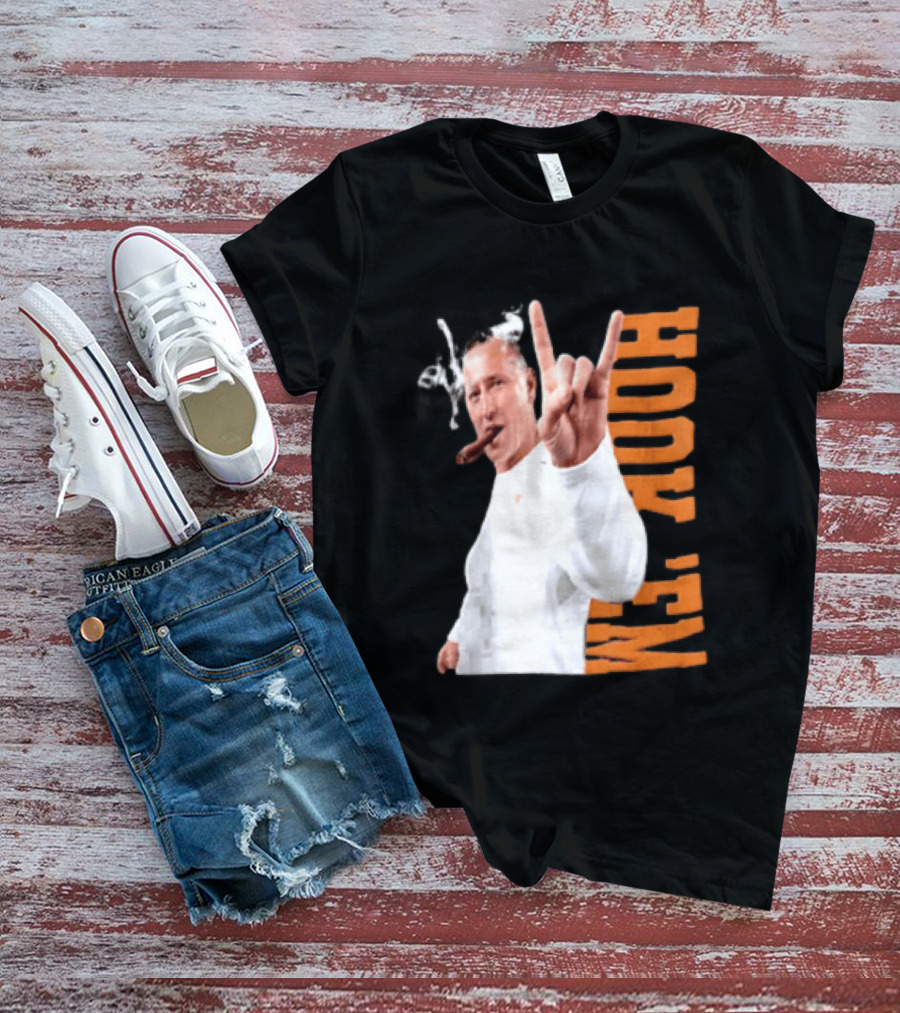 Coach Steve Sarkisian Hock 'Em Gesture Football Spirit T-Shirt