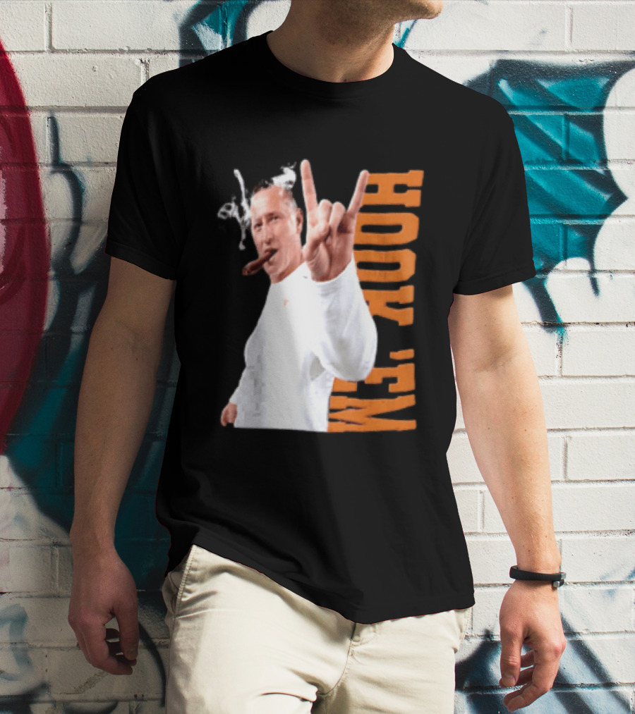 Coach Steve Sarkisian Hock 'Em Gesture Football Spirit T-Shirt