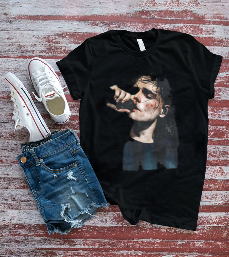 Male Singer Mic Performance Sweaty Bloody Face Stage Moment T-Shirt