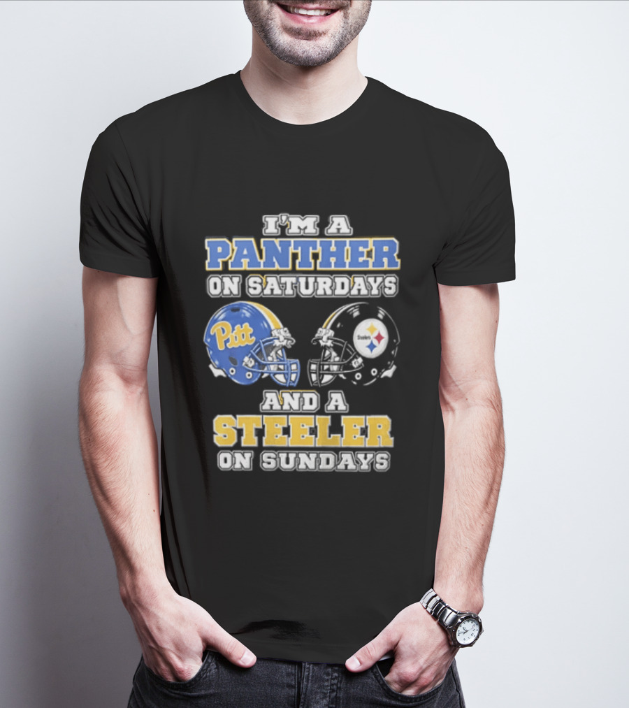 I’m A Panther On Saturdays And A Steeler On Sundays T-Shirt