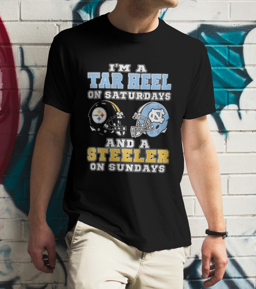 Pitt Panther On Saturdays And Steeler On Sundays Football Team Spirit T-Shirt