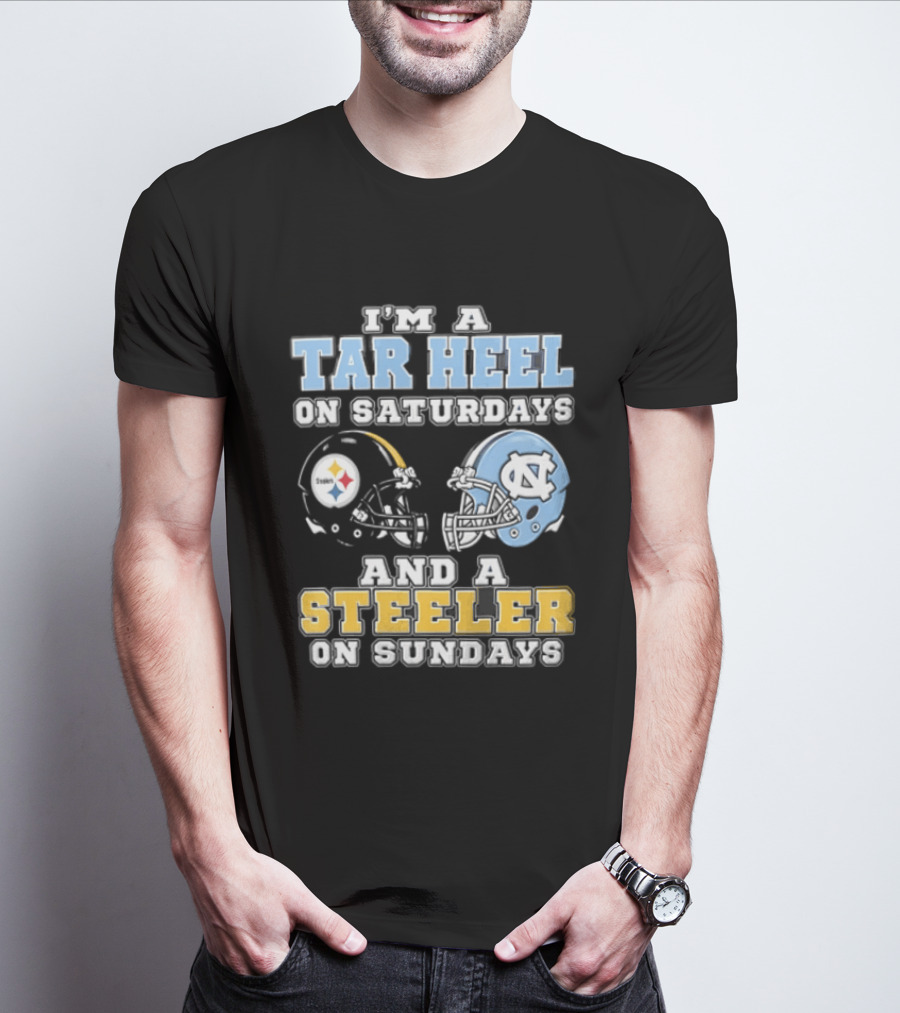 Pitt Panther On Saturdays And Steeler On Sundays Football Team Spirit T-Shirt