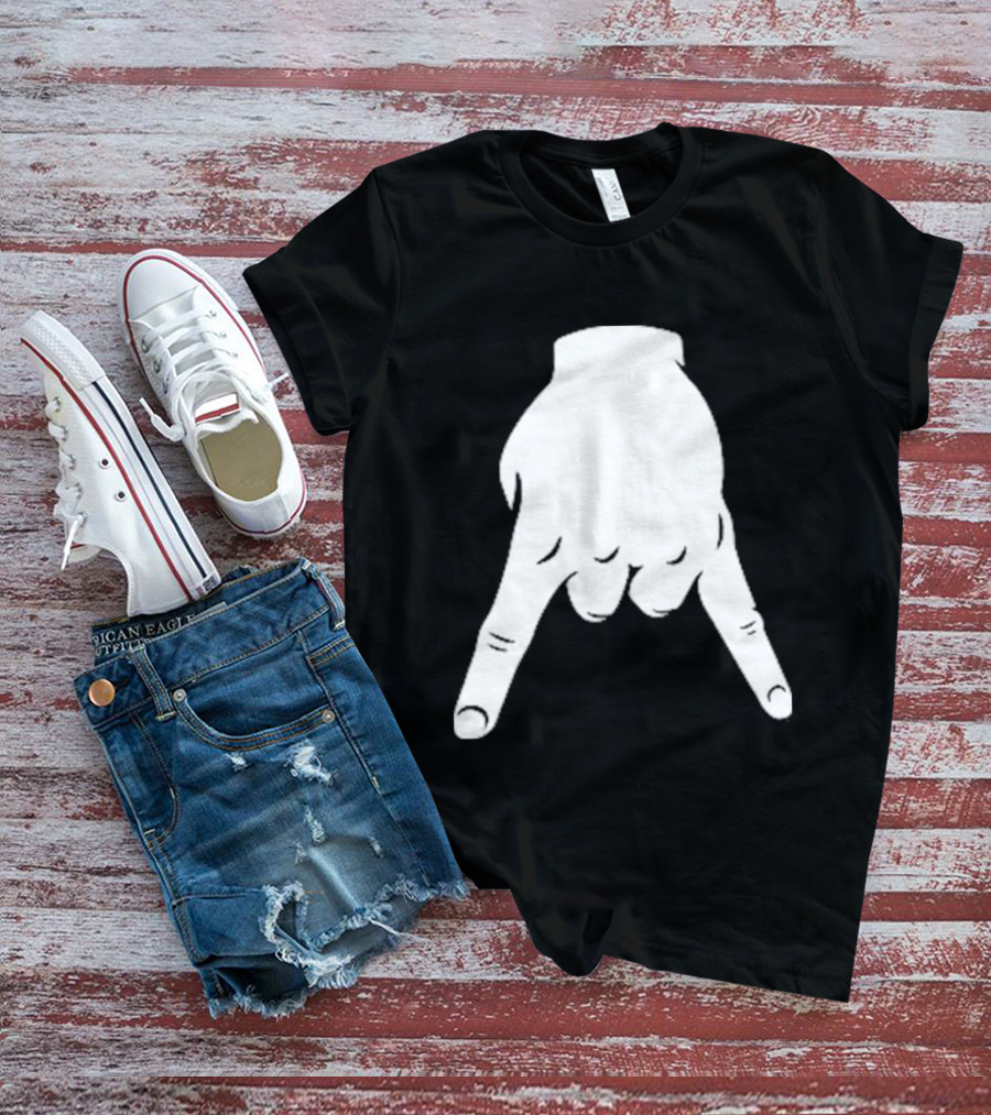 Horns Down Hand Gesture Texas Rivalry Sports Fan T-Shirt