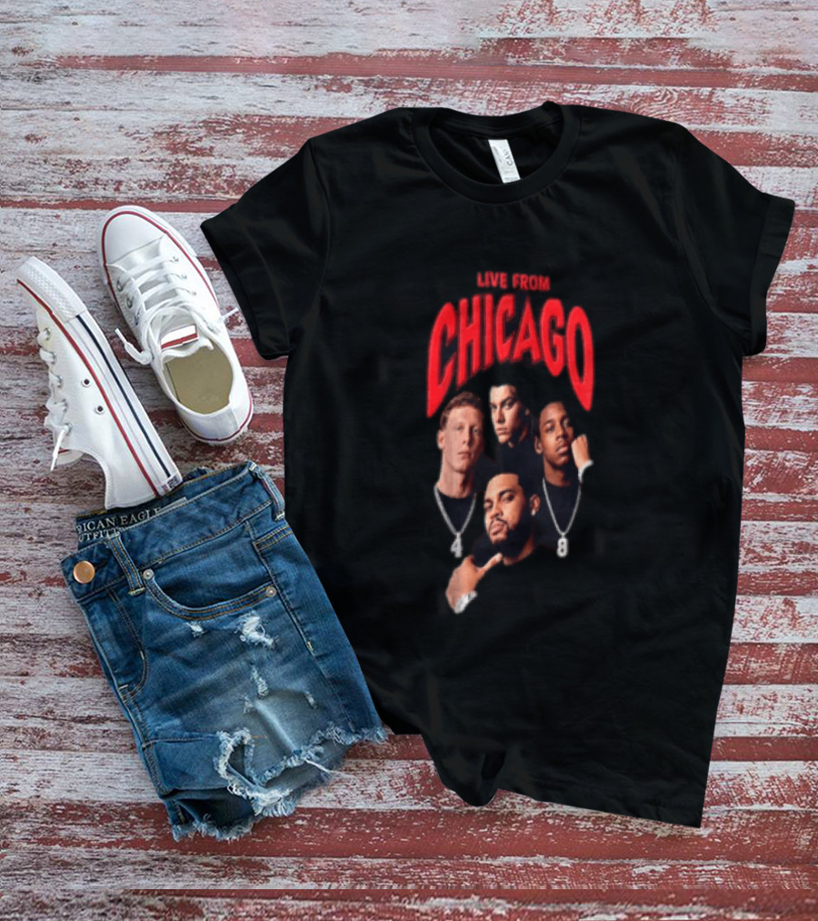 Live From Chicago Basketball Stars T-Shirt