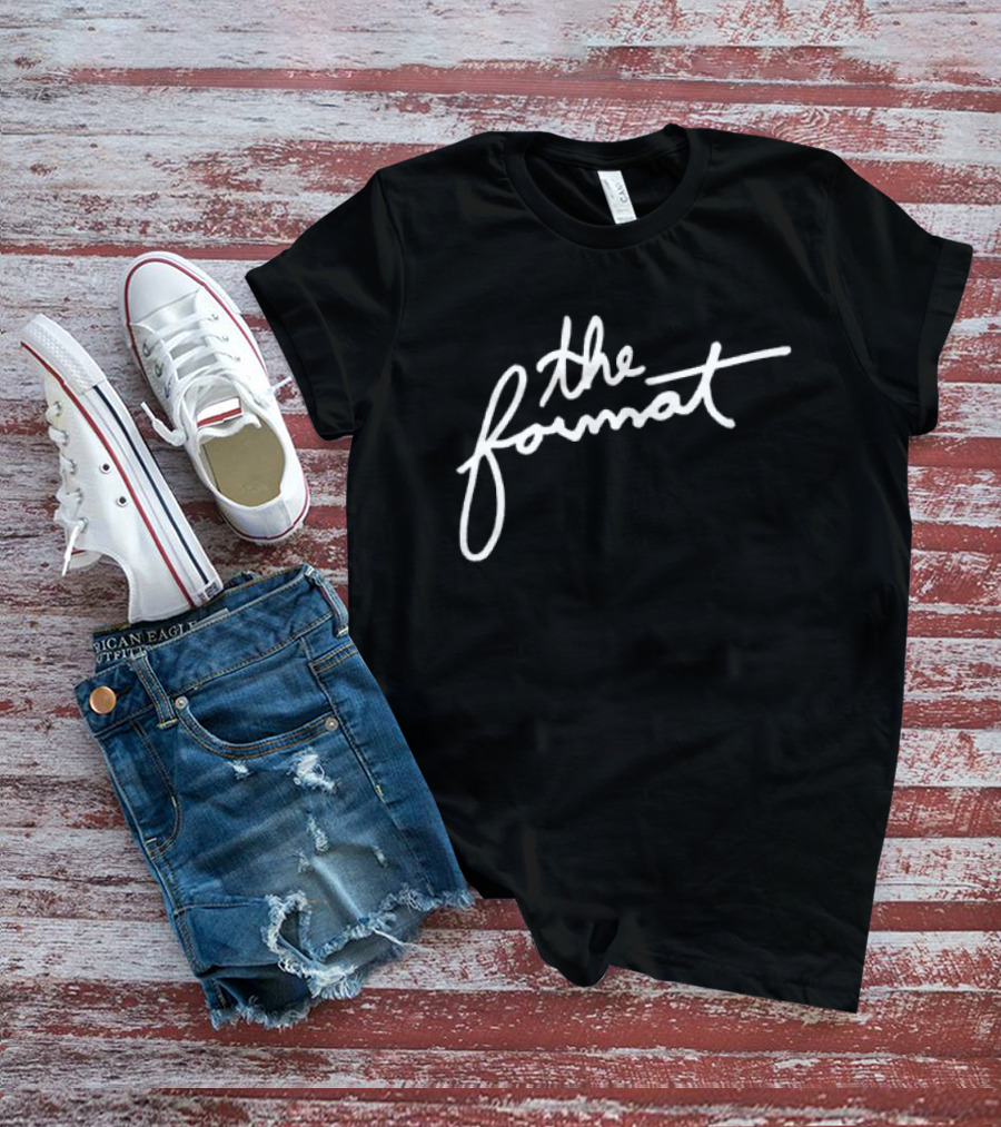 The Format Script Black Signature T-Shirt