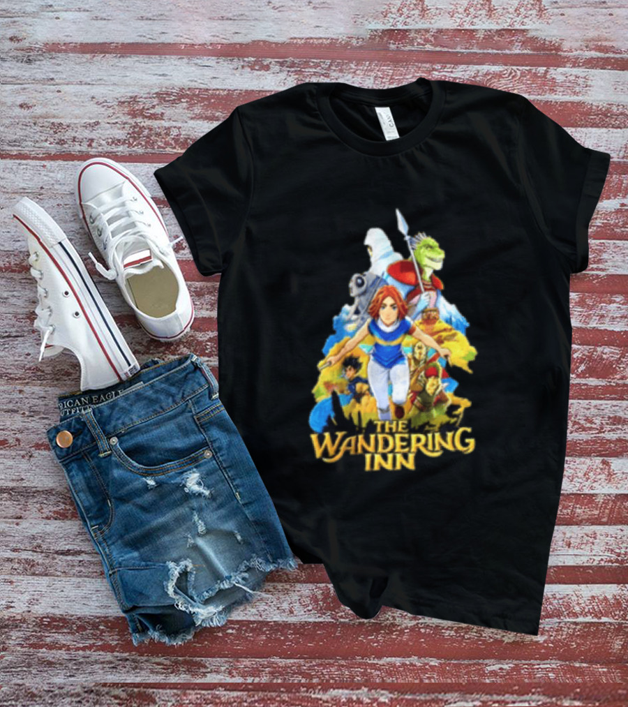 The Wandering Inn Fantasy Adventure Characters And Iconic Journey T-Shirt