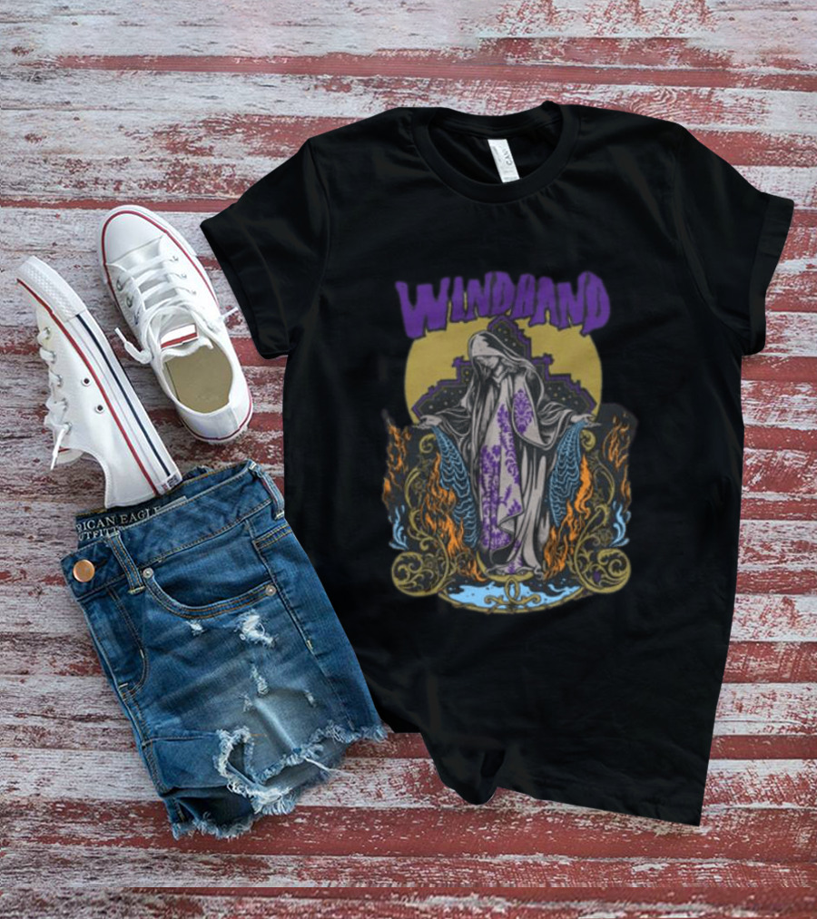 Windhand La Llorona Gothic Artwork Flame T-Shirt