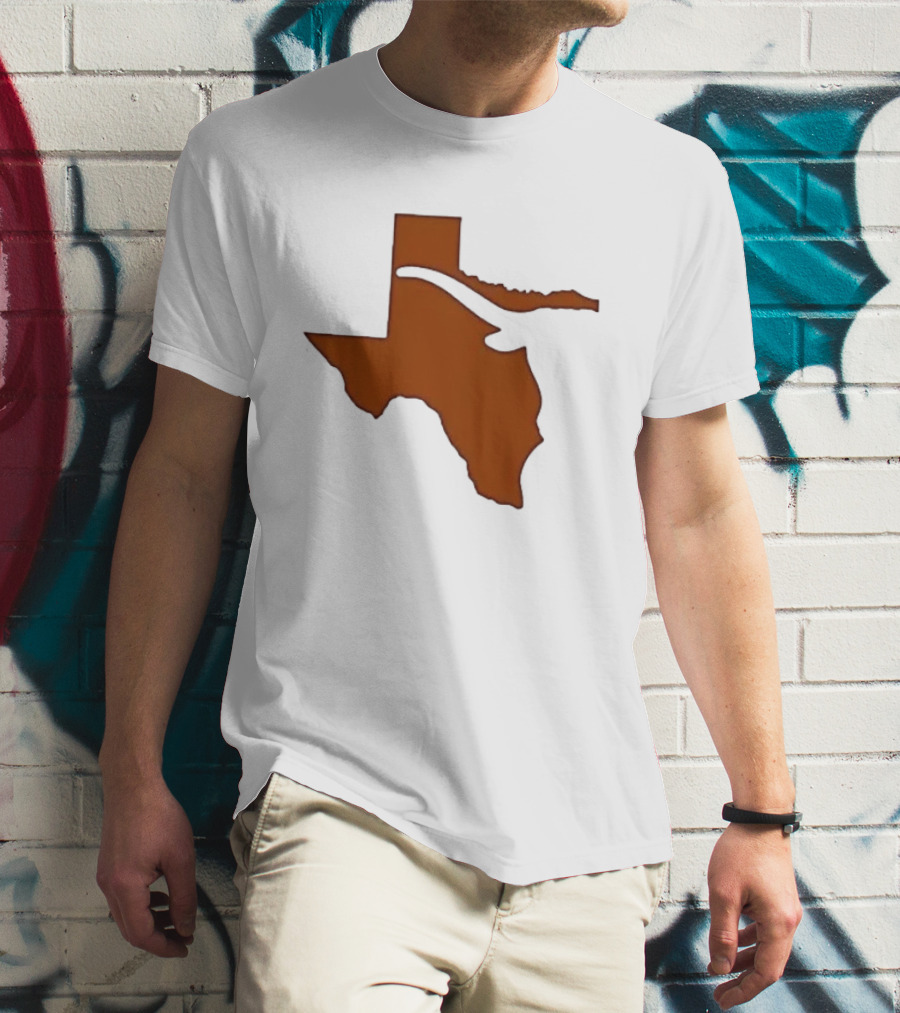 Texas State Longhorn Steer Original Orange T-Shirt