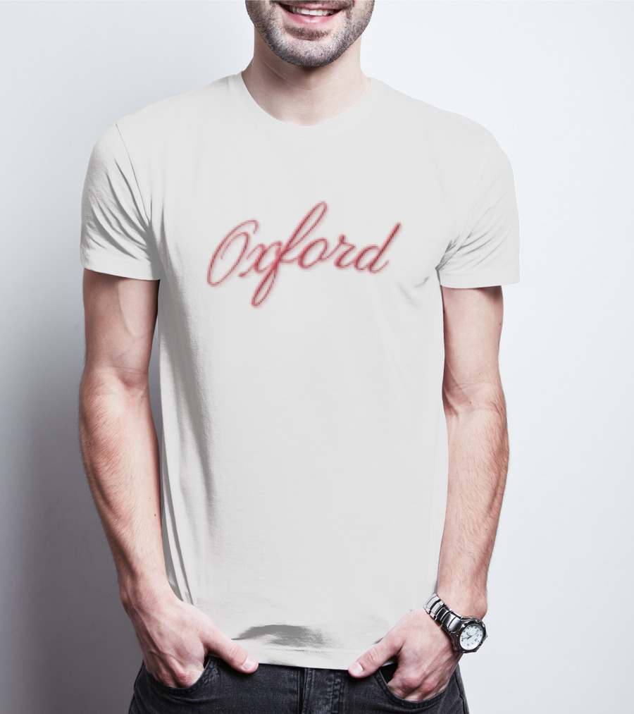 Oxford Red Calligraphy Mississippi State Fan T-Shirt