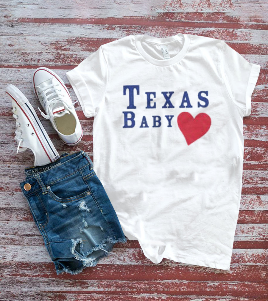 Susannah Joffe Store Texas Baby Heart Tank T-Shirt