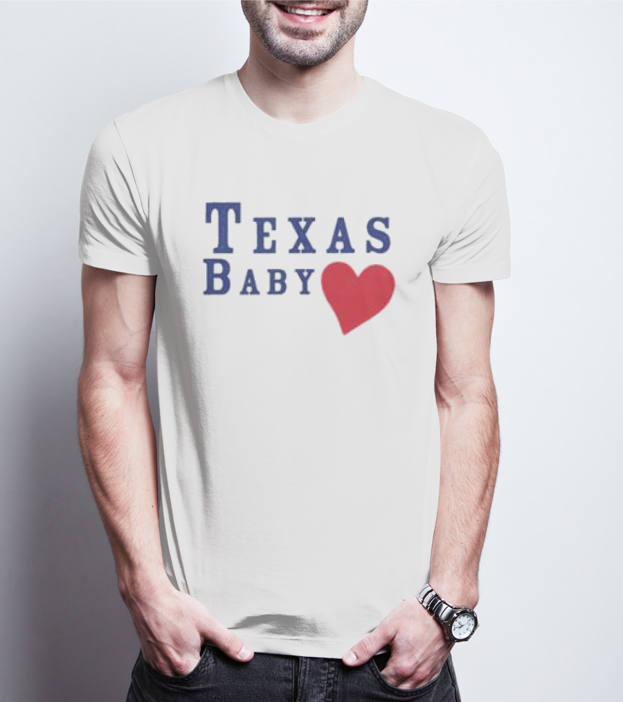 Susannah Joffe Store Texas Baby Heart Tank T-Shirt