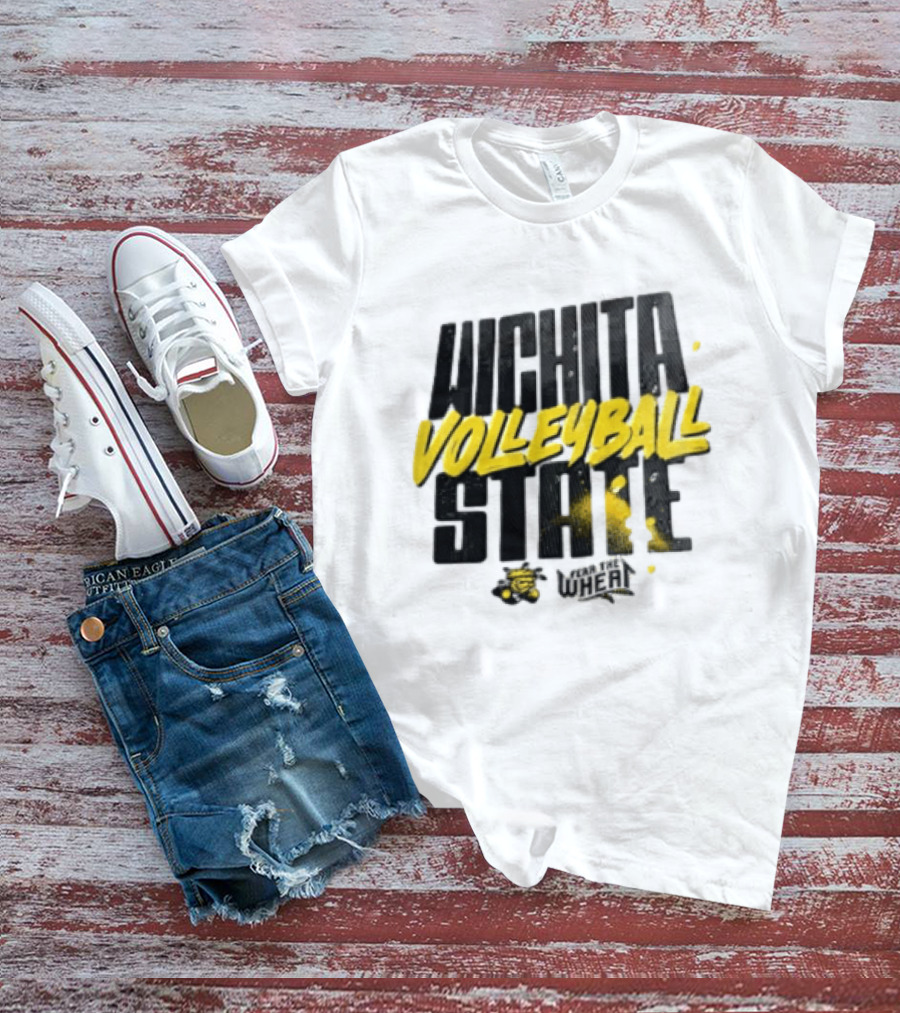 Wichita State Volleyball Fear The Wheat T-Shirt