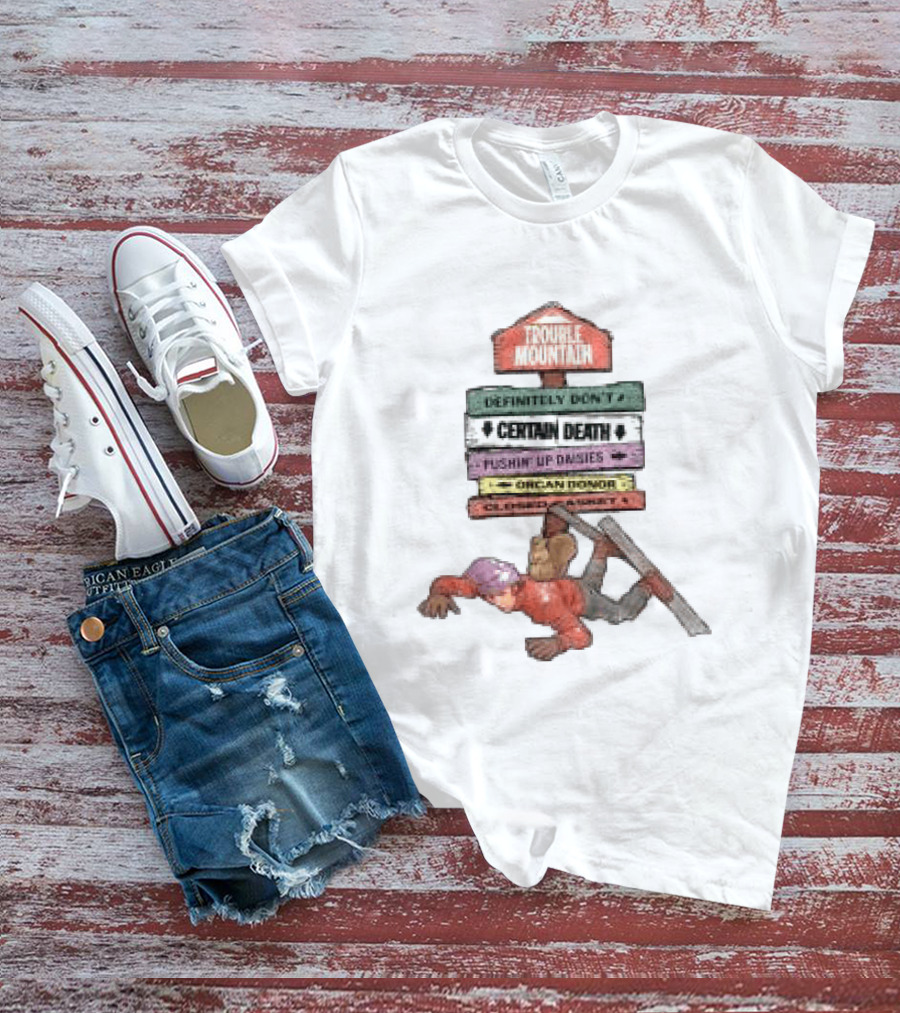 Aesop Rock X Blockhead Trouble Mountain Certain Death Orcan Donor T-Shirt