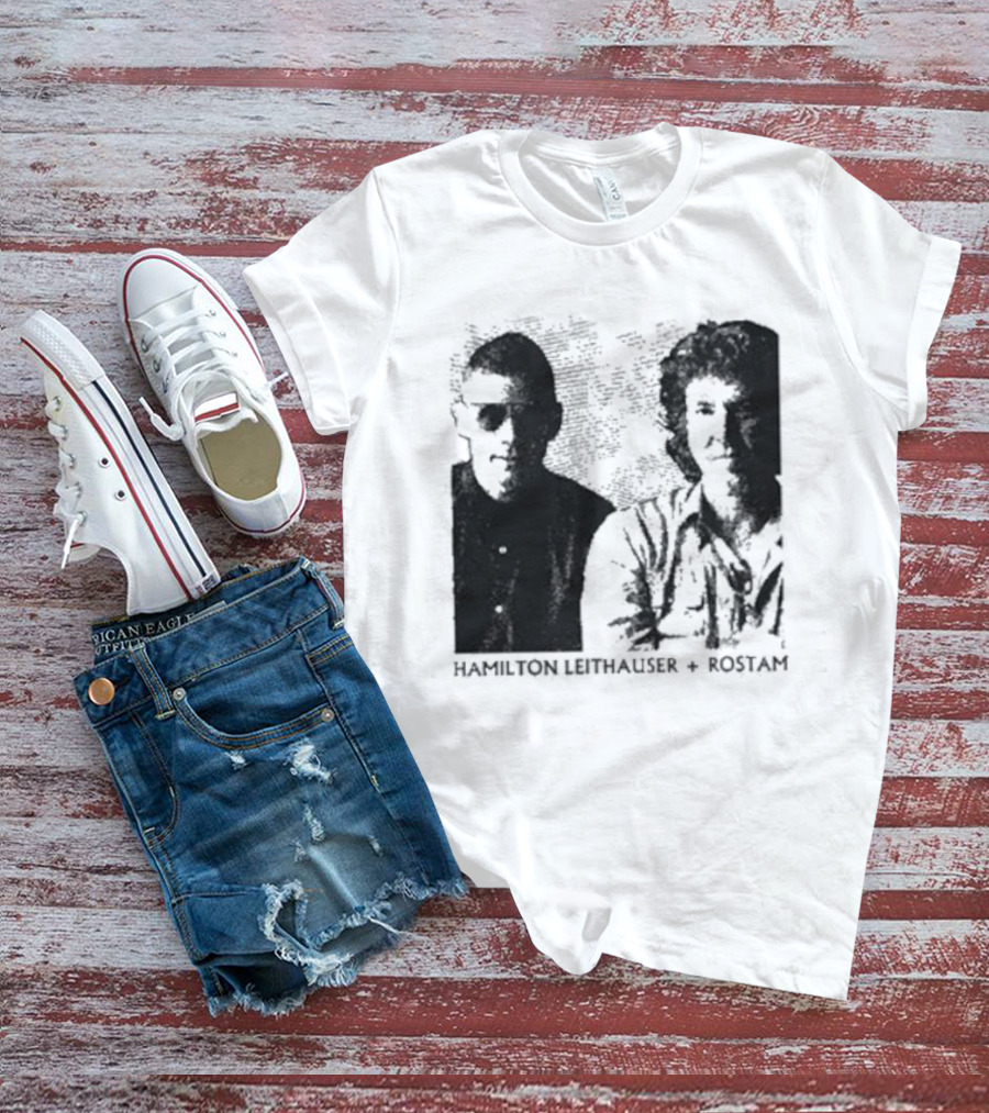 HAMILTON LEITHAUSER ROSTAM Black And White Photo Duo T-Shirt