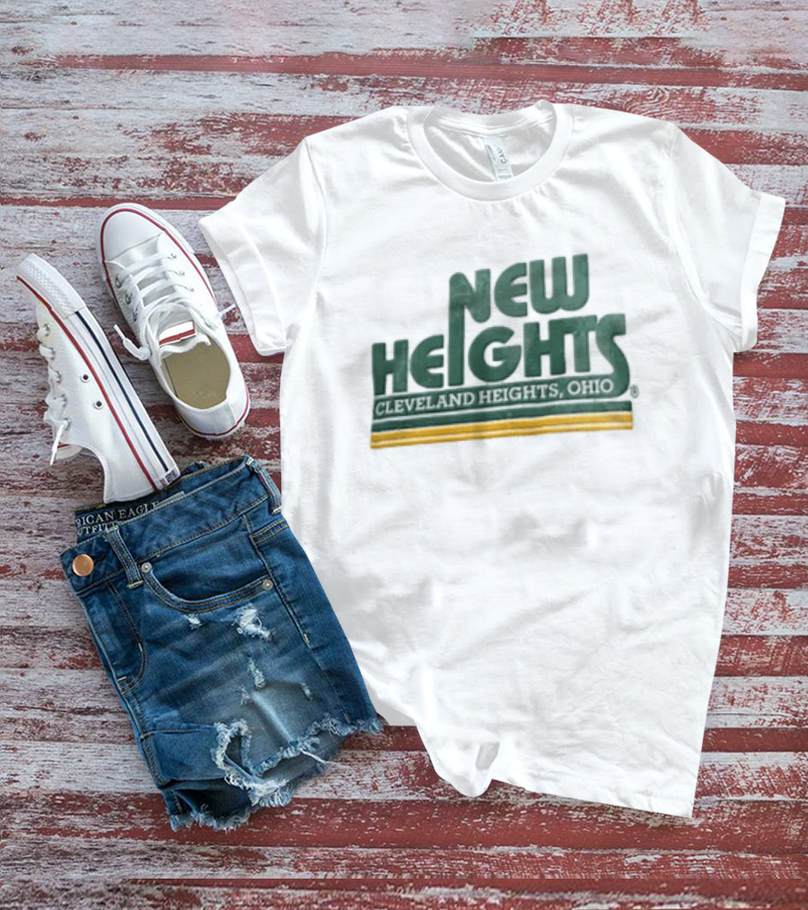 Jason Kelce New Heights Cleveland Heights Ohio T-Shirt