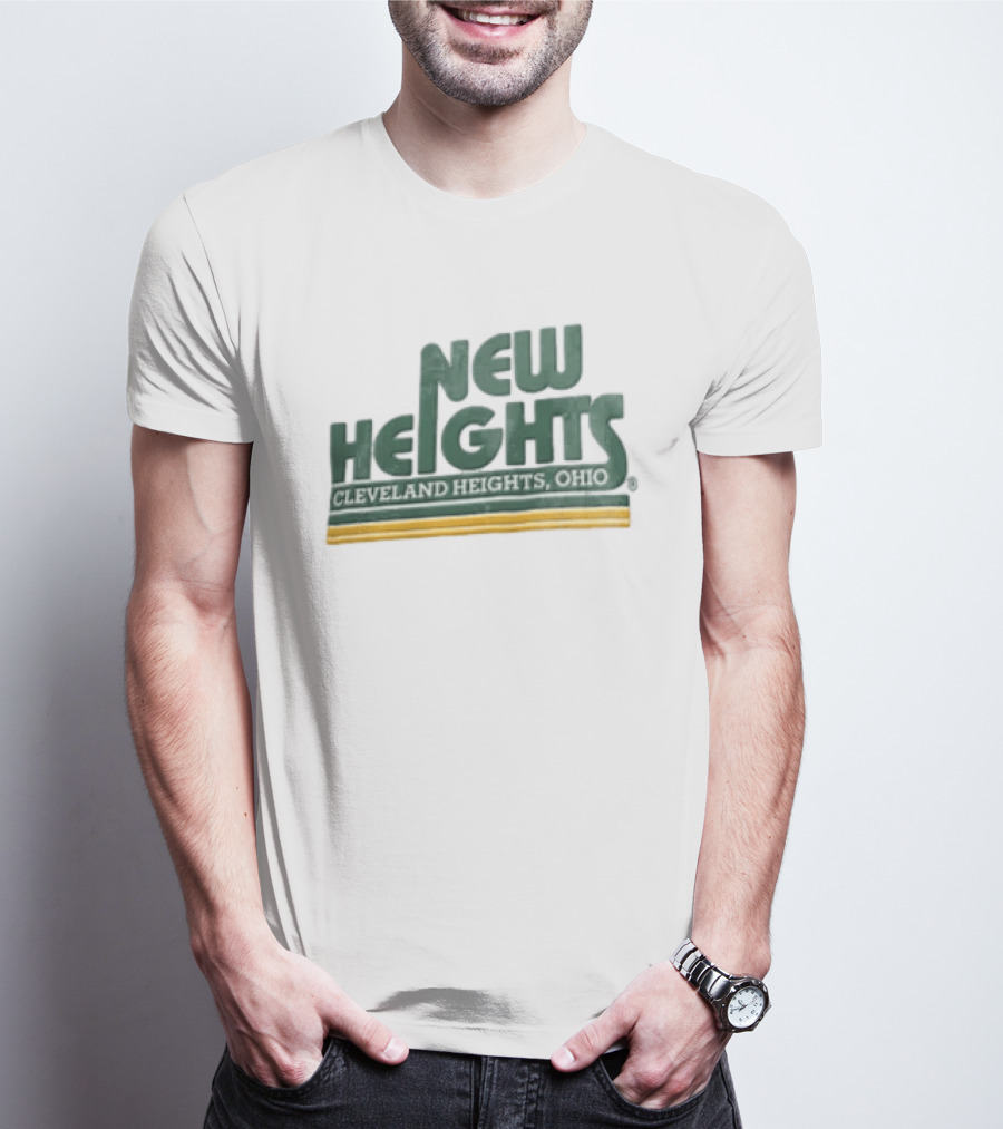 Jason Kelce New Heights Cleveland Heights Ohio T-Shirt