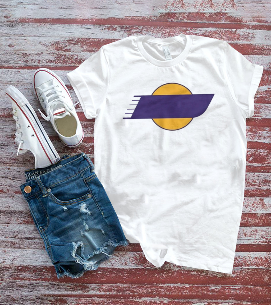 Ji Lee Underbranded Los Angeles Lakers Retro Sun T-Shirt