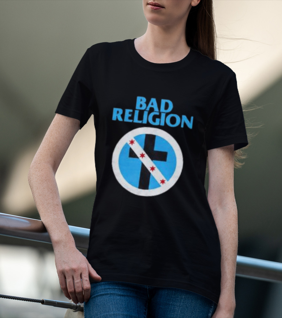 Bad Religion Store Riot Fest Chicago T-Shirt