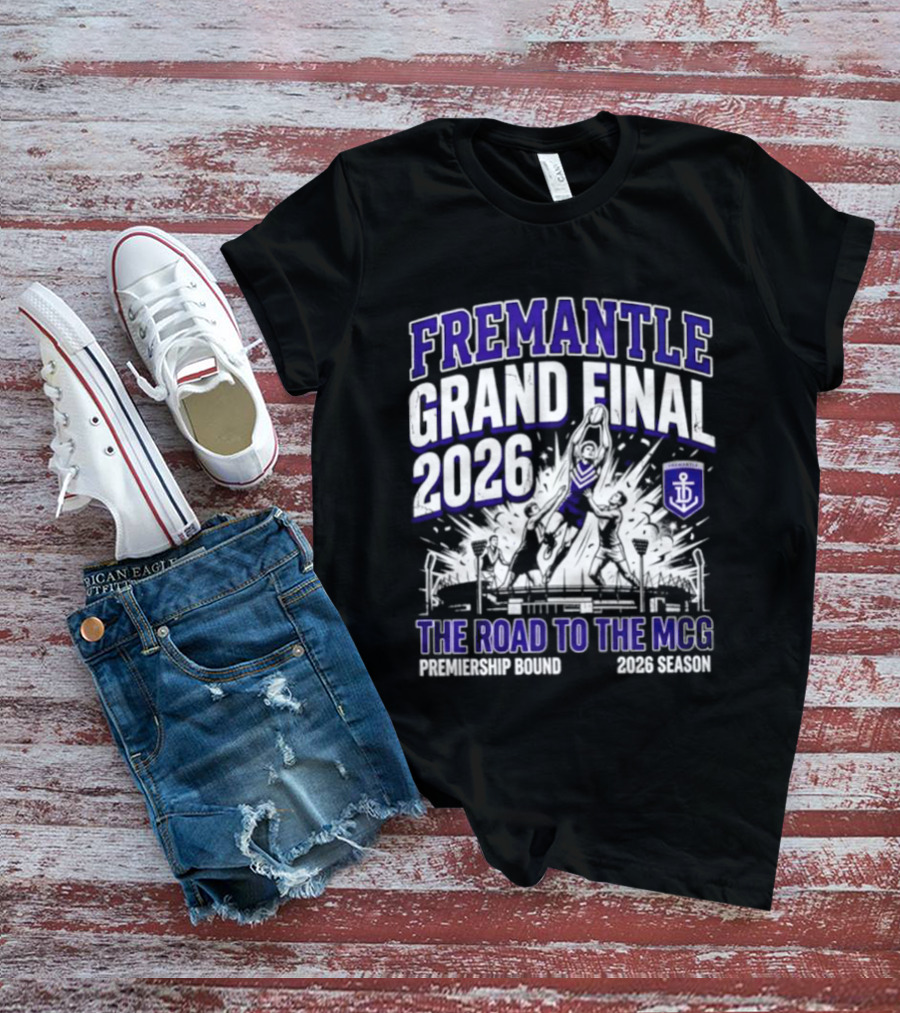 Fremantle Grand Final 2026 Road To The MCG AFL Dockers T-Shirt