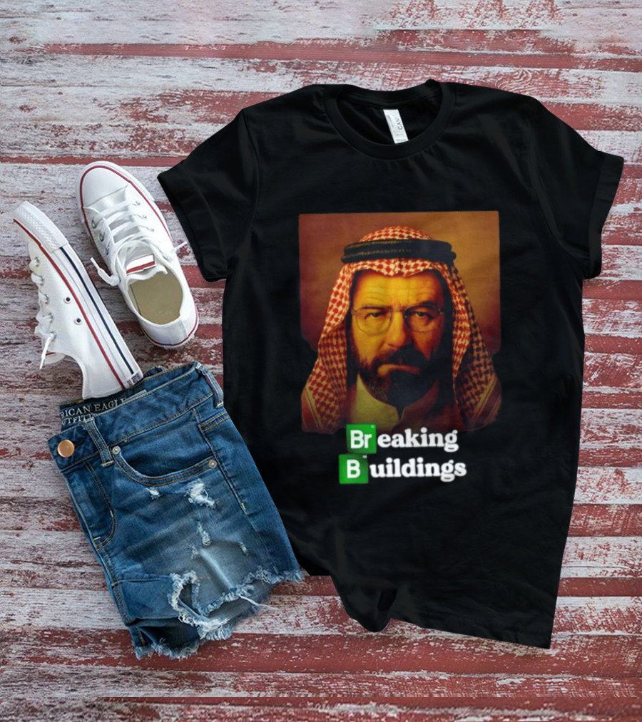 Breaking Buildings Bryan Cranston Walter White Middle Eastern Headdress T-Shirt