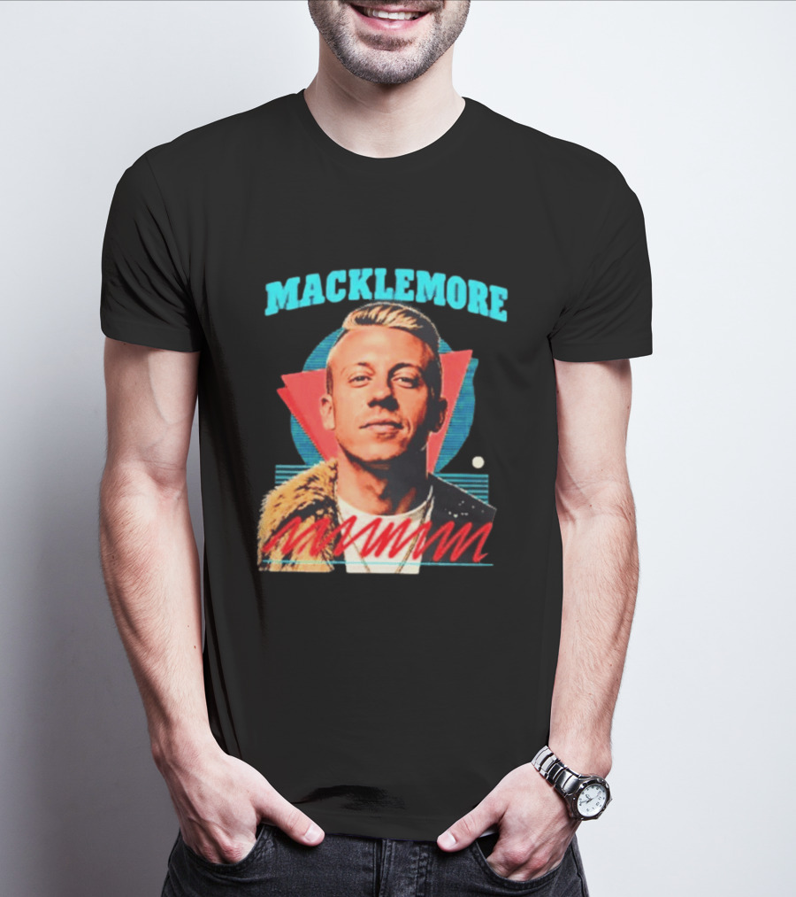 Macklemore Vintage Retro Style Collage T-Shirt