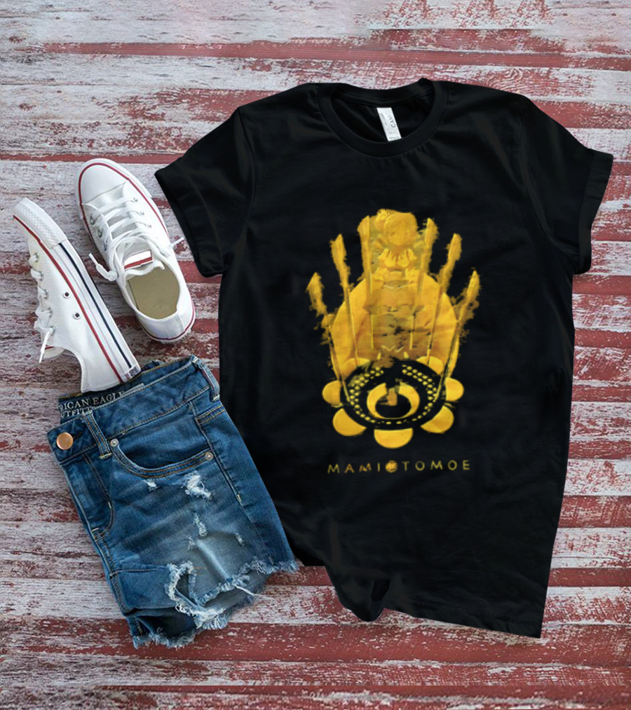 Mami Tomoe Magical Anime Character Golden T-Shirt