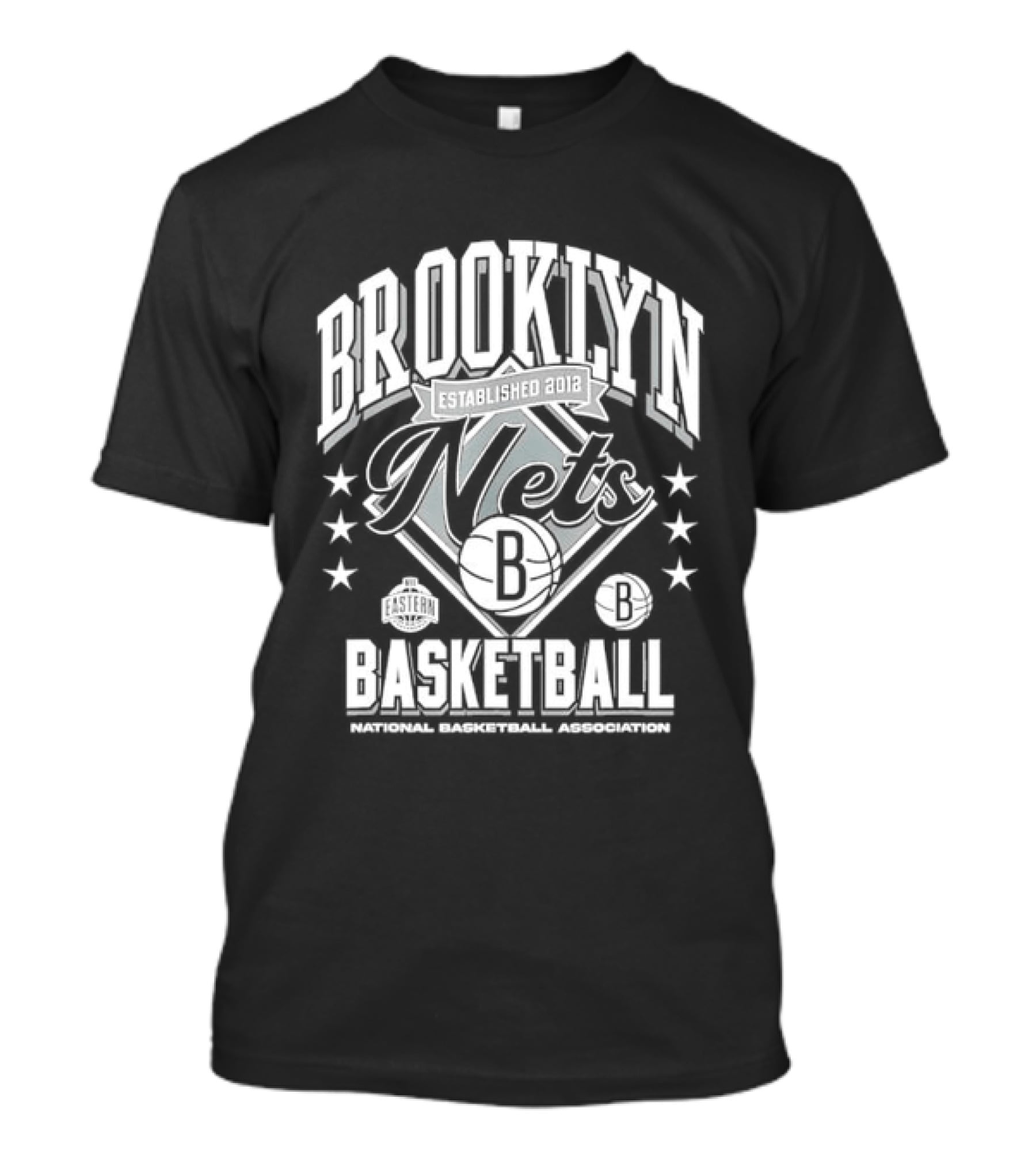 Brooklyn Nets Basketball NBA Stars And Stripes T-Shirt